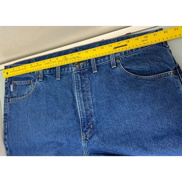 Vintage Carhartt Jeans Mens 44X32 B17 DST Relaxed Fit Y2K Tapered Workwear - Picture 5 of 10